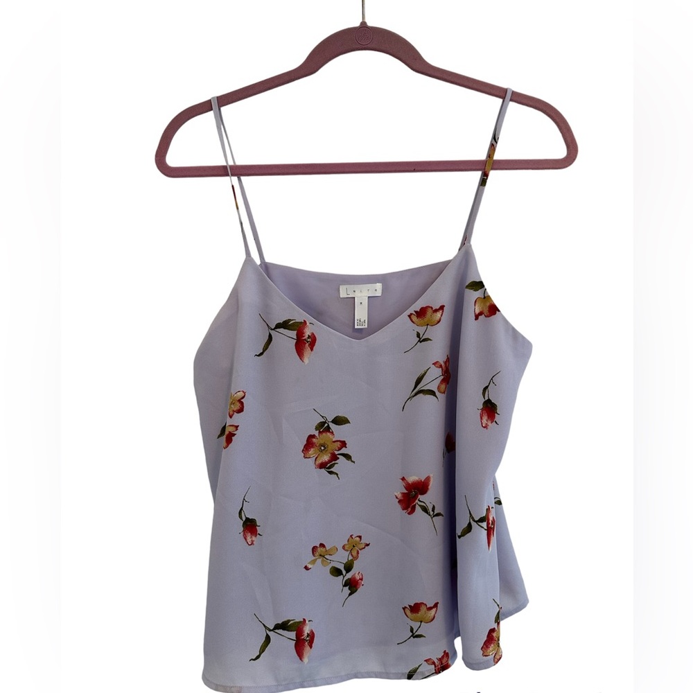 Leith women’s medium purple floral top